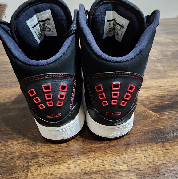 Nike Air Jordan 1 Flight Strap Black/Gym Red Size 6Y-fits Men's 6 & Women's 7.5 - Picture 5 of 7